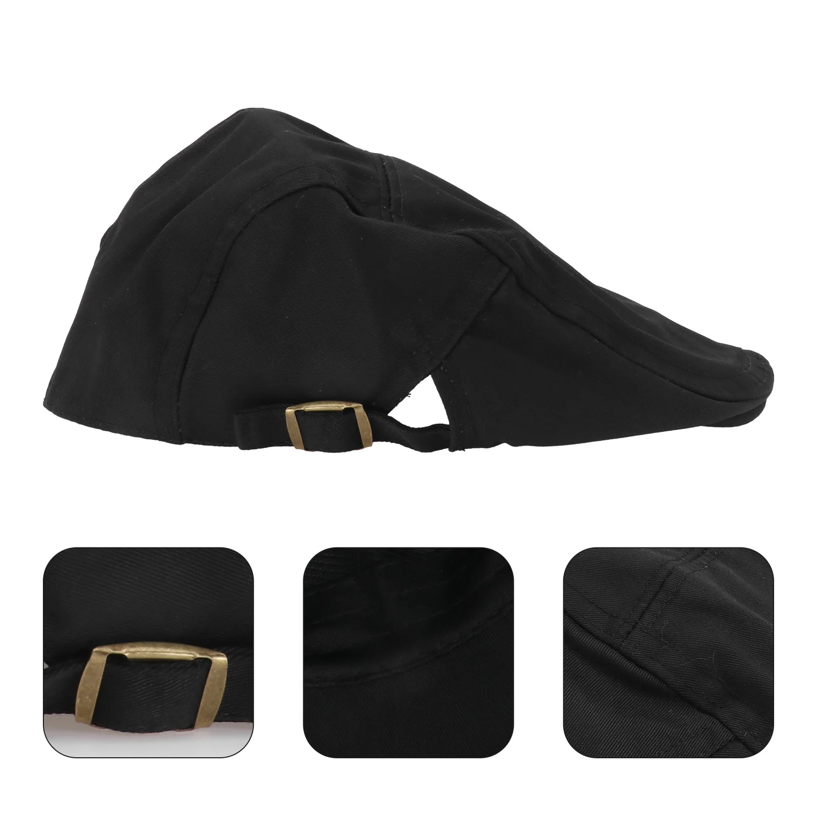 

Cotton Restaurant Work Beret Chef Turban Catering Caps Hat BBQ Cooking Black Uniform Durable Comfortable Men Women