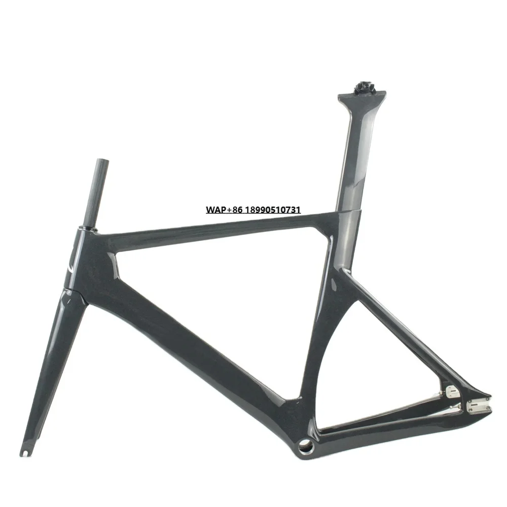 

Winowsports New Design Track Frameset Carbon With QR 9*100mm 9*120mm Carbon Fixed Gear Bike 700X25C Carbon Track Frame