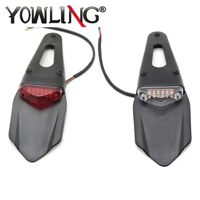 

For CRF YZ CR EXC WRF 250 400 426 450 Motorcycle Light Enduro Trial Bike 12 LED Motorbike Brake Stop Rear rear fender Tail Light