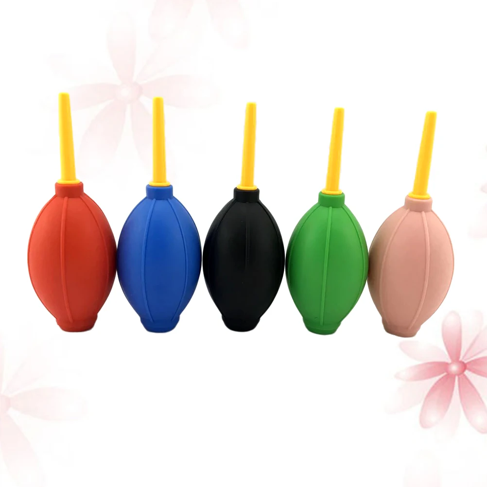 

5Pcs Air Blower Dust Cleaner Soft Pump for Camera Lens Computer Keyboard Telescope Filters Dust Removal Air Blower