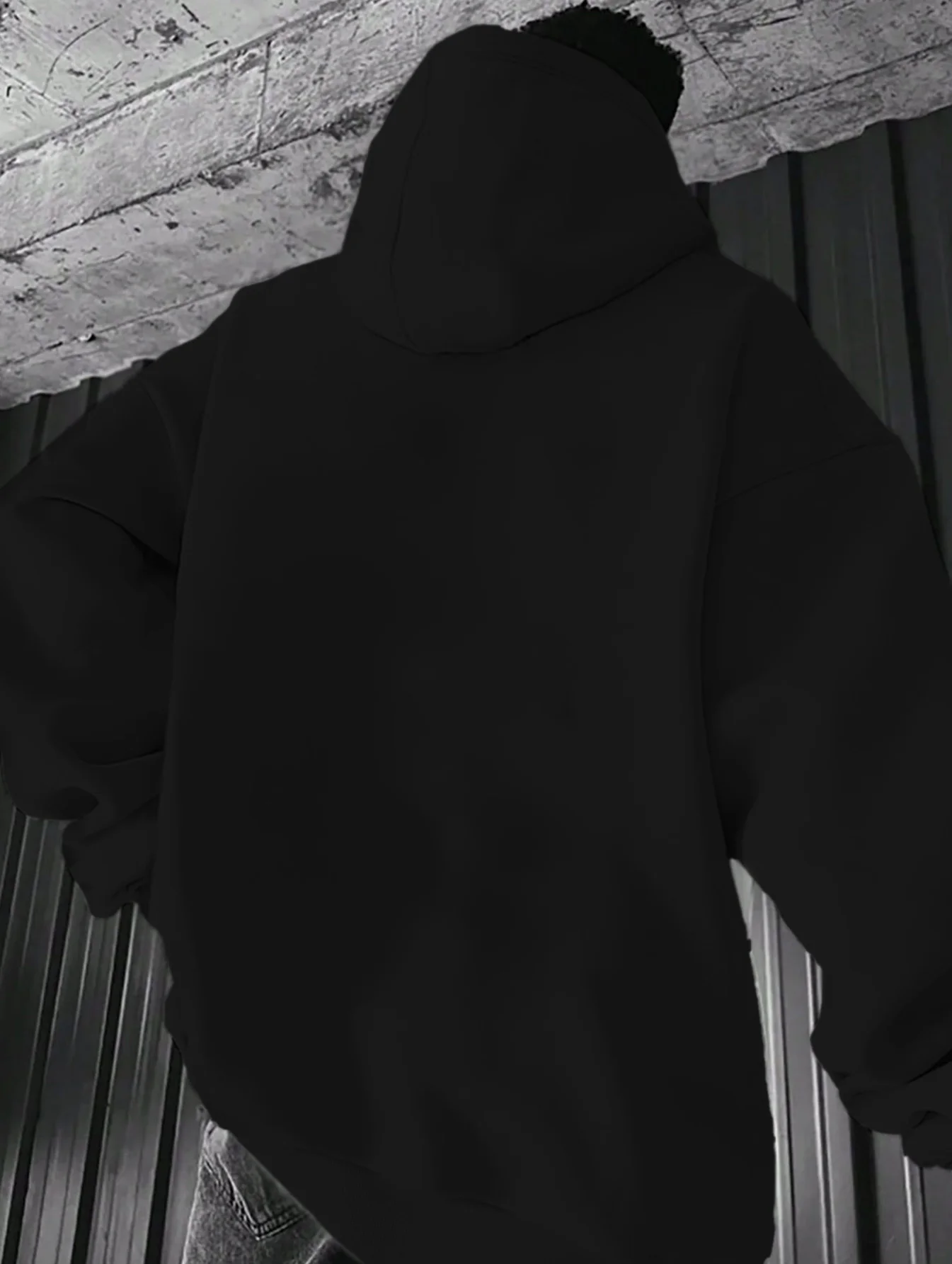 Herren G-Unit 50 Hip-Hop-Hoodie mit Aufdruck „Property Of G-Unit“, Schwarz, Oversize-Streetwear-Pullover, Sweatshirt, Sport, Freizeit, Alltag, Oberteile – Detail 7