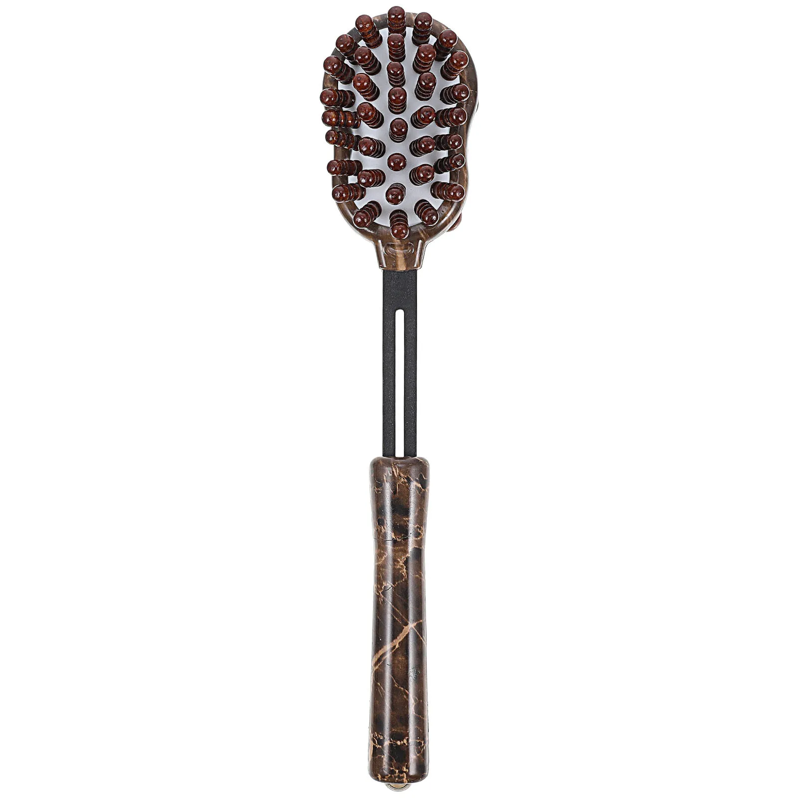 

Massage Hammer Portable Ergonomic Long Handle Body Massager For Back Neck Shoulder Foot Wood Beads Retirement Gift