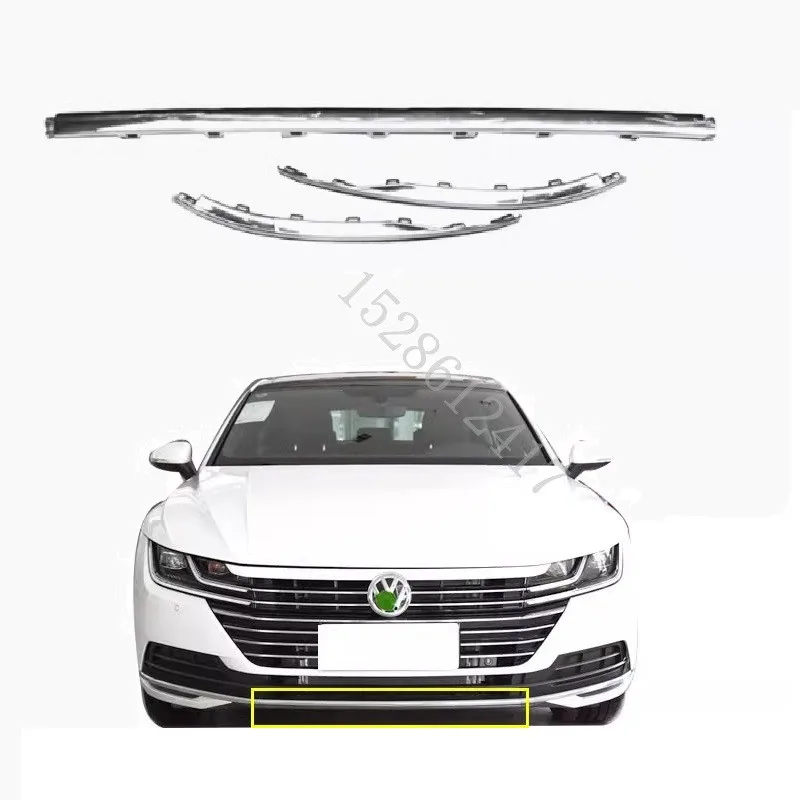 For VW Volkswagen CC 2019 2020 ABS car side door moldings front bumper trim Chrome trim Protector strip Car Accessories