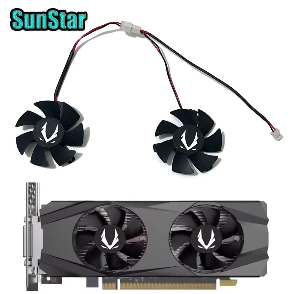 

NEW 1SET 45MM GTX 1650 T125010SU Low Profile Video Card Cooler Fan For ZOTAC GeForce GTX 1650 Low Profile GTX1050 GAMING GPU