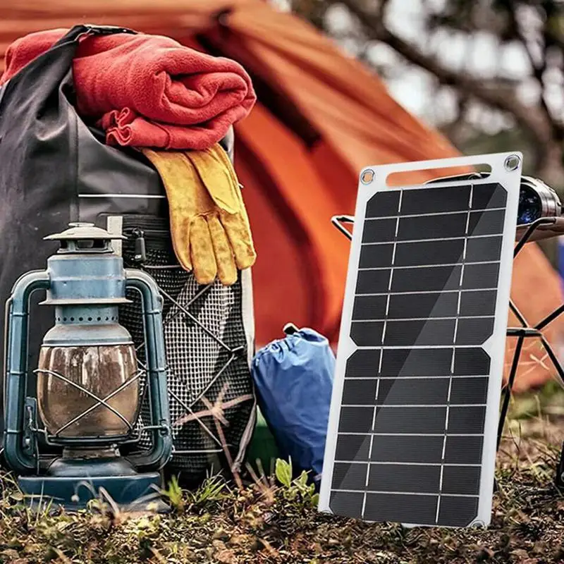 

5 В Солнечная панель Портативная 5 В 6 Вт Маленькая солнечная батарея Складные водонепроницаемые зарядные устройства Высокопроизводительное снаряжение для кемпинга для фонарей