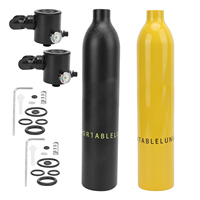 DIDEEP 0.5L  Oxygen Cylinder Underwater Breather for Diving with Diving Regulator Diving Oxygen Cylinder Diving Oxygen
