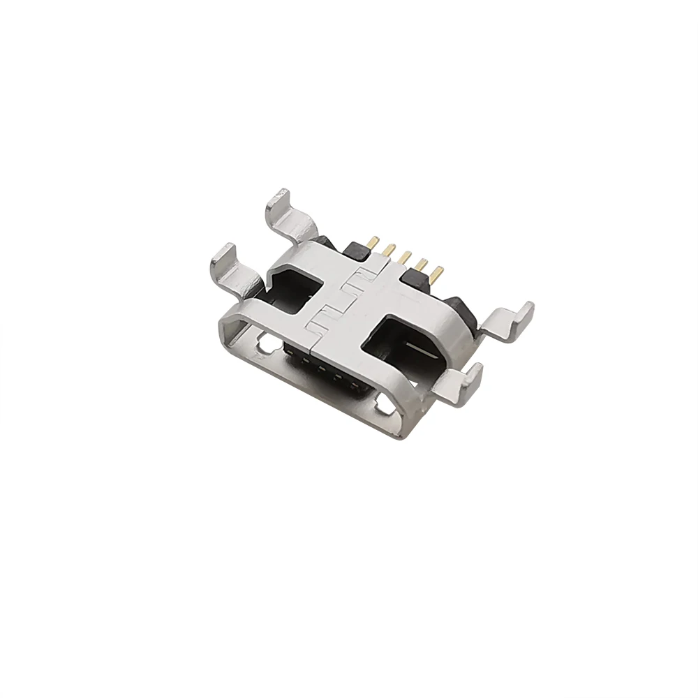 Micro USB B-Type Female 5Pin 0.8mm USB Jack Connector For Mobile Phone Micro USB Jack Connectors 10/20/50/100pcs