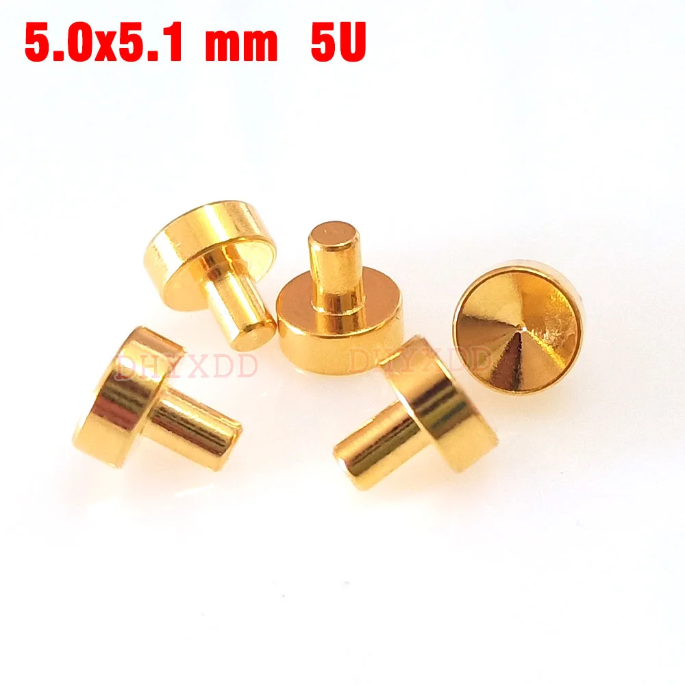 5 SZTUK 2.0 3.0 4.0 6.0 MM Złącza Pogo Pin Wysokoprądowe miedziane słupki Części tokarskie Sonda przewodząca Pin testowy Bez sprężyn Żeńska — zdjęcie 7