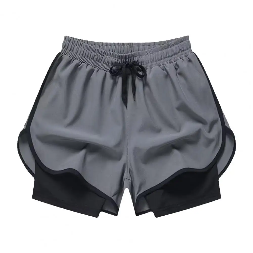 Hot 2023 2 in 1 Running Shorts Men Double-deck Sport Gym Shorts Fitness Short Pants Workout Shorts Men Sportswear Bodybuilding