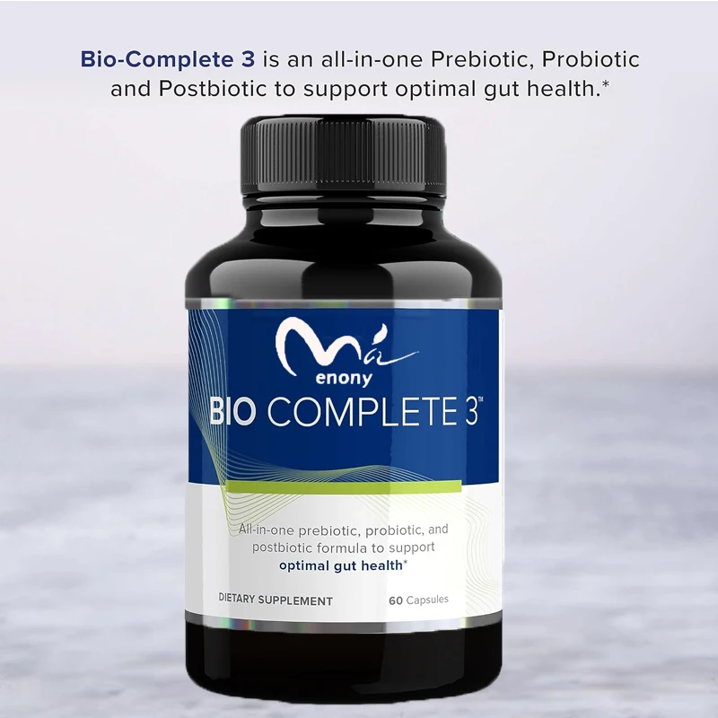 

Bio Complete 3Prebiotics,Probiotics,and Probiotics,Supporting Intestinal Health, New Formula with 60Capsules Supplied in 30Days