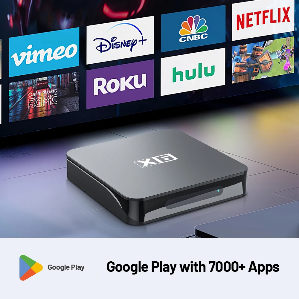 Imagem -04 - Super Video Game Console Android 11 x6 Netflix Certificado do Google 4k Hdr Dolby Av1 2.4g 5g Wifi Bt5.0 Media Player