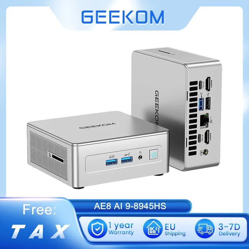 GeekOM AE8 Max: Der leistungsstarke AI-Mini-PC für High-End-Anwendungen im Jahr 2025