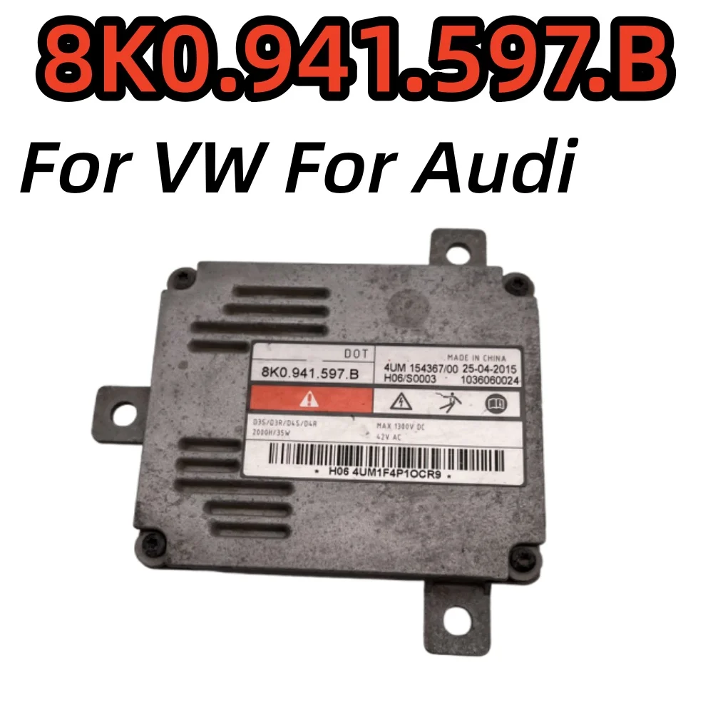 

8K0941597B Модуль управления балластом фар HID для VW Passat Jetta CC Eos Tiguan для Audi A1 A3 A4 A5 A8 A7 Q5 Q7 8K0 941 597 B