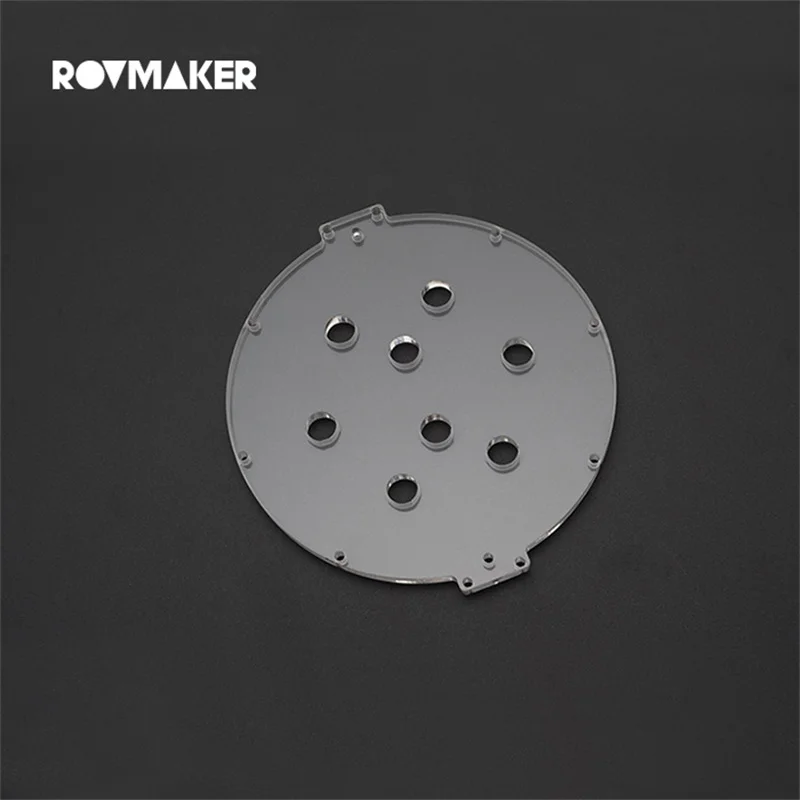 ROVMAKER Acrylic Sealed Cabin Cover Board Underwater Robot Hatch Parts for ROV Subsea End Cap