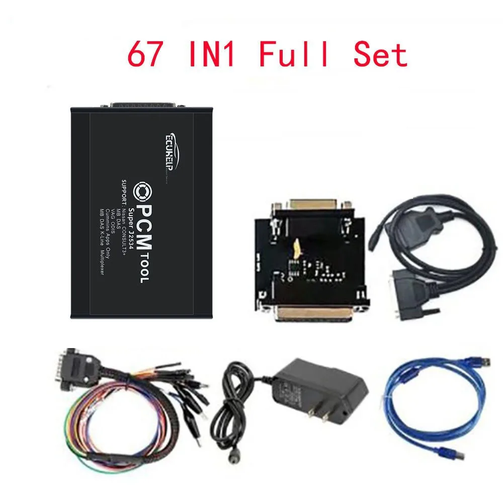 PCMFLASH FLASH Bench V1.20 Automotive ECU Computer Programming Tool 67 IN1 Full Set