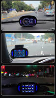 For Hanteng X5 X7 X8 V7 For Hummer HX H1 H2 H3 For Hyper GT HT SSR OBD2 USB GPS HUD Head Up Display Windscreen Projector