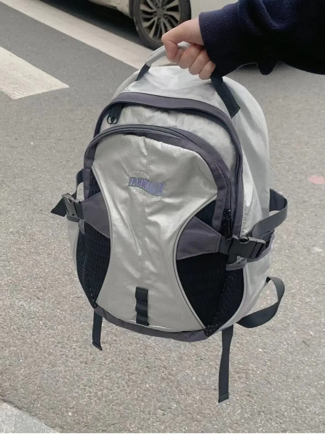 Torby szkolne Unisex Y2k modna w stylu amerykańskim koreańskich kobiet plecak codzienne torba na książki listowe o dużej pojemności dla ucznia