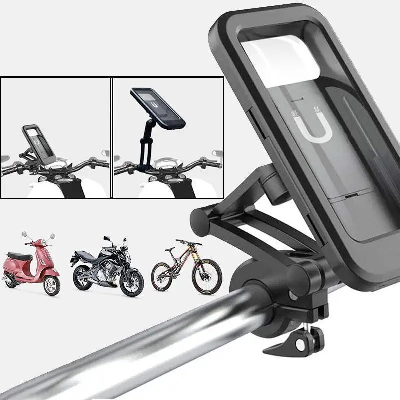 Riding Universal Waterproof Bracket Shockproof Riding 360 Degree Rotation Bike Phone Stand Phone Holder Case Dropshipping