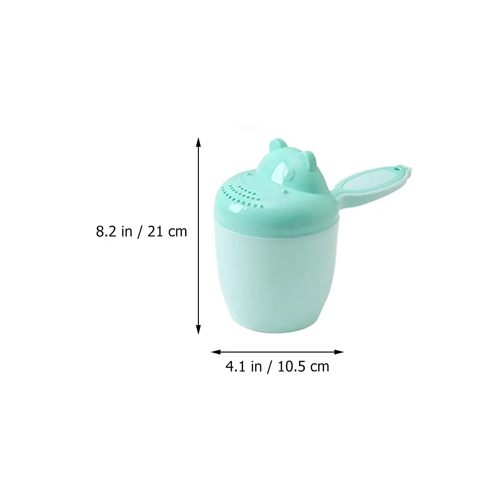 Tasse de lavage de tête pour enfants, shampoing pour enfants, cuillères de dessin animé, arroseur, eau de bain pour bébé, cheveux, matériau PP, poignée confortable, facile