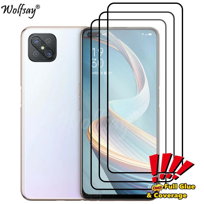 Full Cover Screen Protector For Oppo Reno4 Z 5G Tempered Glass For Reno4 Z 4Z 7Z 8Z 7 8 Lite 5G Glass For Oppo Reno 4Z 5G Glass