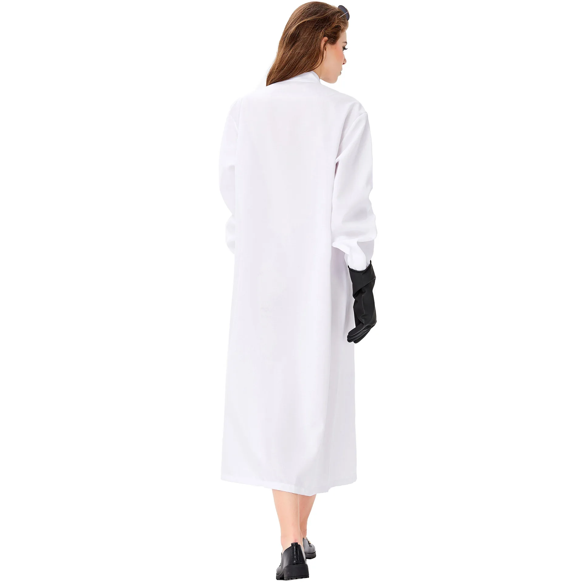 Halloween Crazy Female Scientist Costume for Men and Women with The Same Eccentric Scientist Cos Gown.