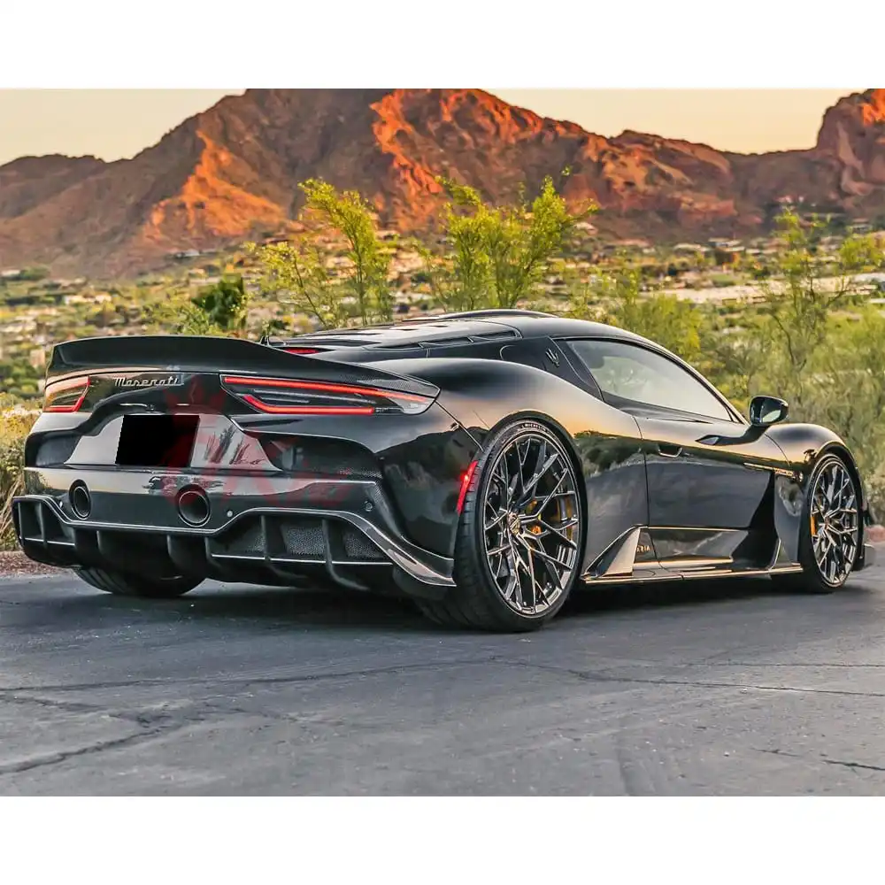 Difusor traseiro estilo SD para Maserati MC20 Dry Fiber de carbono BodyKit