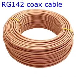 RG142 RG-142 SFF-50-3 Double Shielded RF Coaxial Cable Adapter Connector Coax RG142 Cable 50 Ohm High Quality