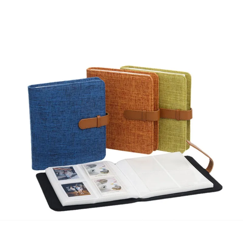 288 Pockets Cotton Linen Album Instax Mini 3-Inch Photo Album for Fujifilm Instant Mini 12/11/EVO/SE/90/40/Link 3 Photo Album