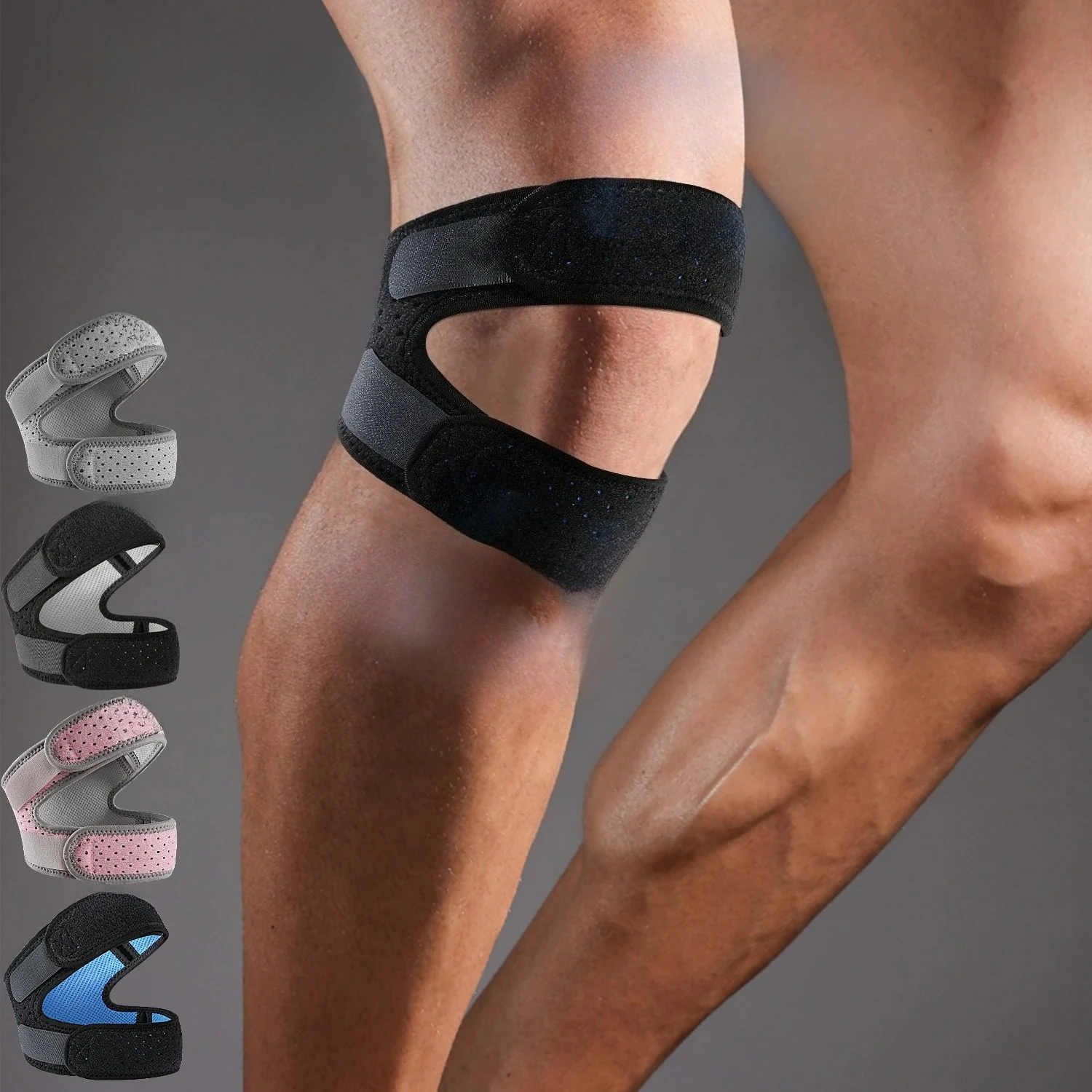 

1 шт. ремешок, регулируемый компрессионный браслет Iliotibial, колена, бедра, бедра и синдрома ITB, поддержка герметичного паттеллара, тендинита. Лабобо