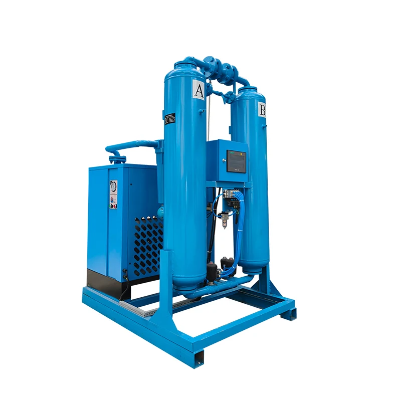Low dew point adsorption dryer 7.0n M3/min 1.6Mpa 220V/50hz R22 Integrated refrigerant dryer and adsorption dryer