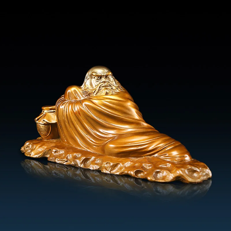 النحاس سيد زن بوذا تمثال النحاس الحرف الزينة أثاث المكاتب المنزلية الهدايا سيارة الحلي