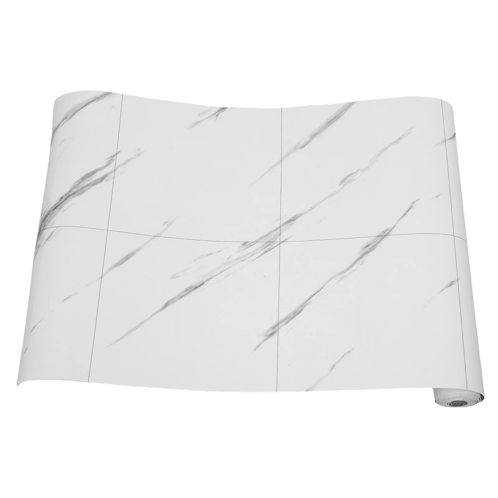 

Pvc Flooring Sticker 1 Roll Marble Pattern Peel Stick Floor Tiles Self-Adhesive Waterproof Resistant Easy Install Removable For