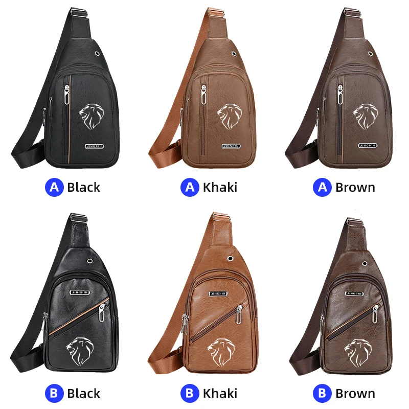 1pc Car Small Backpack Single Shoulder Crossbody Bag One-shoulder Messenger Bag For Peugeot 206 307 308 3008 207 208 4008 508