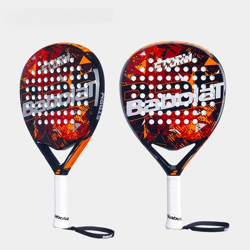 PADEL de raqueta de tenis con jaula de placa Baiboli Universal de fibra de carbono para hombres y mujeres