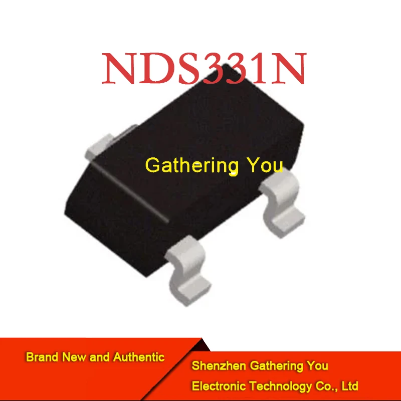 NDS331N SOT23-3 MOSFET N-Ch LL FET Enhancement Mode Brand New Authentic