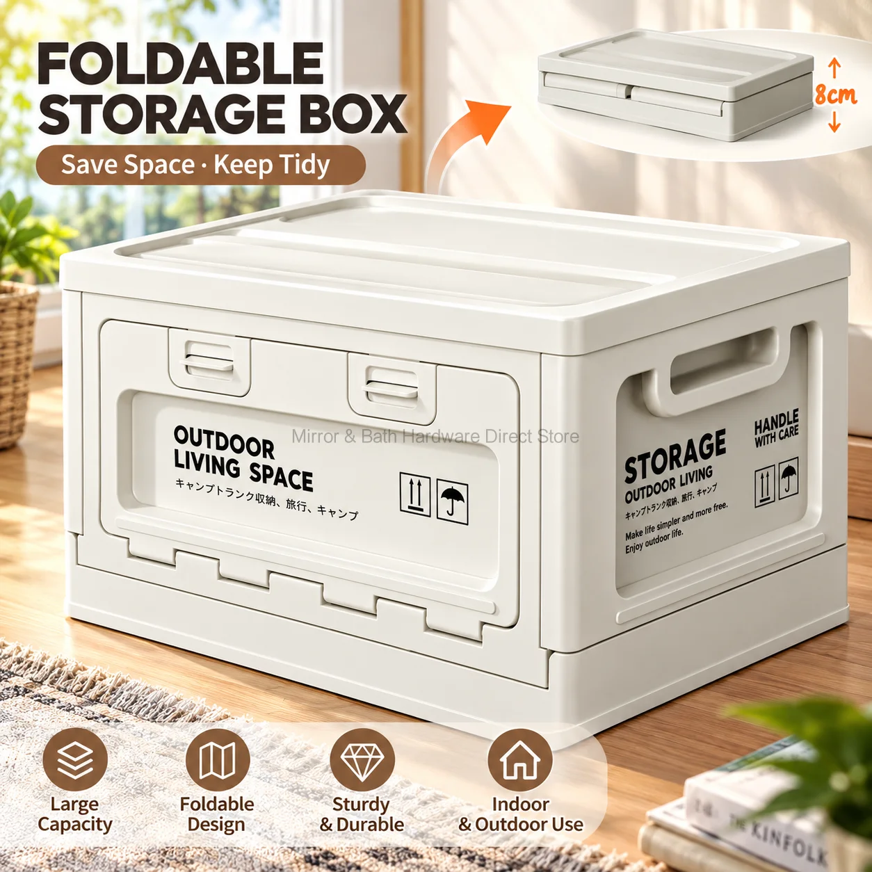 Складной ящик для хранения вещ – обзор и цена Car Trunk Organizer Foldable Storage Box