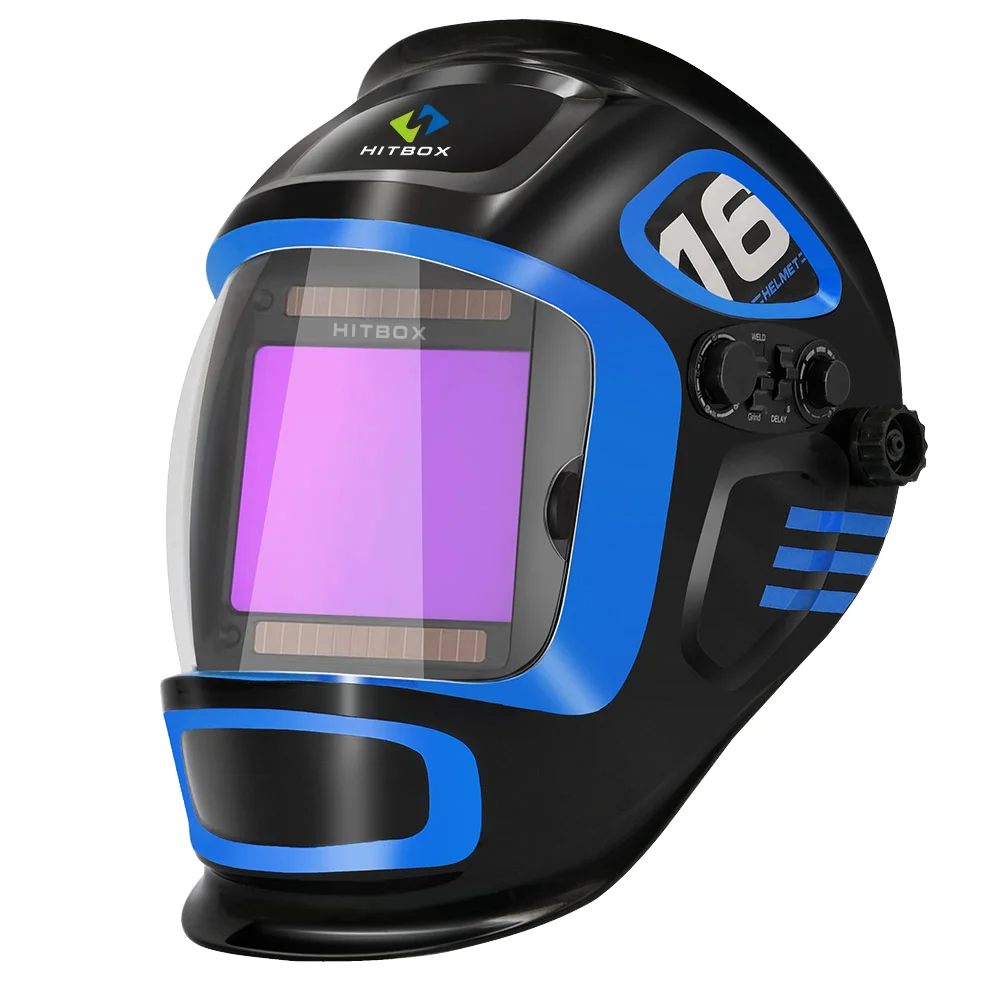 Customize Solar Panel Automatic Solar Power Darkening Welding Helmet True Color Adjustable Sensitivity