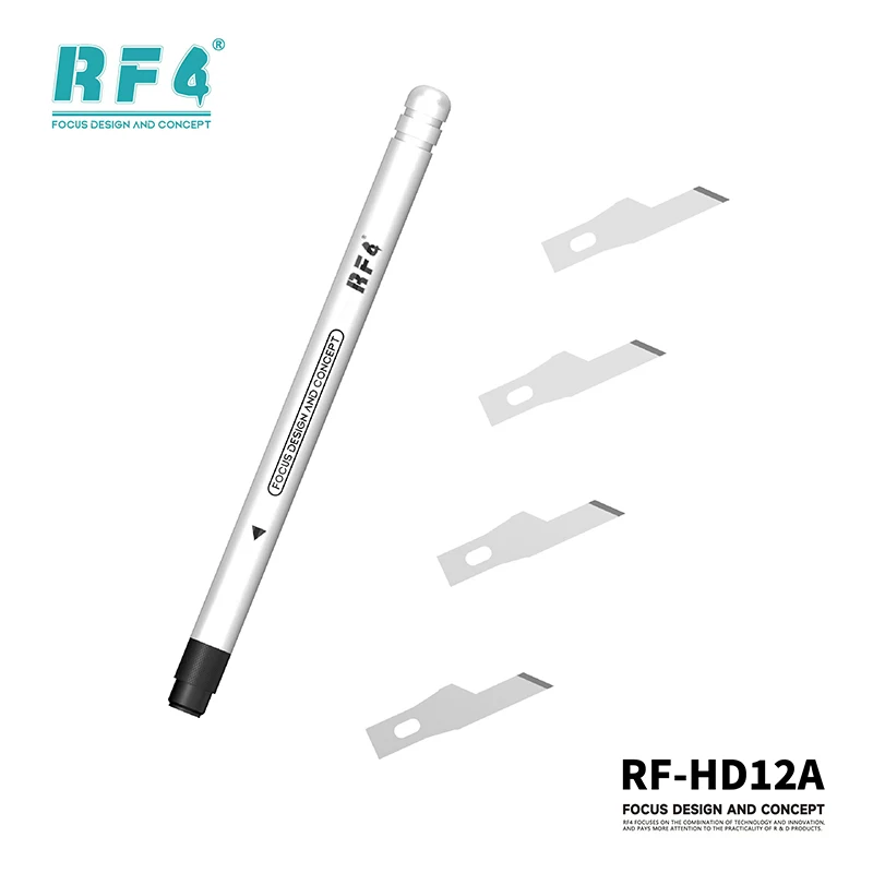 

RF4 RF-HD12A Multifunctional Knife Blade Set Disassembly Remove Adhesive Repair Maintenance Blade IC CPU Prying Tools