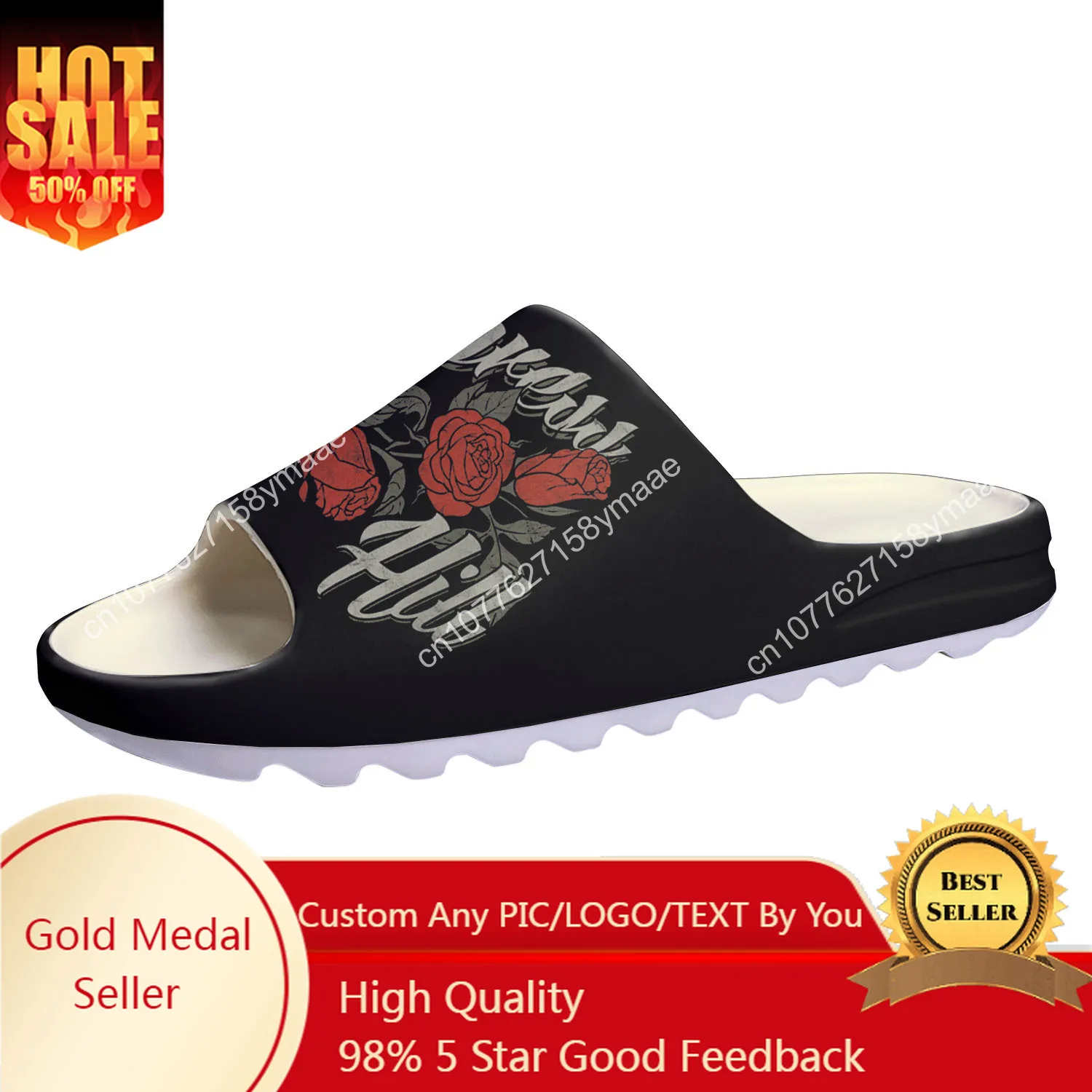 Cypress Hill Soft Sole Sllipers Home Clogs Step on Water Shoes Mens Womens Teenager Bathroom Beach Black Sunday on Shit Sandals