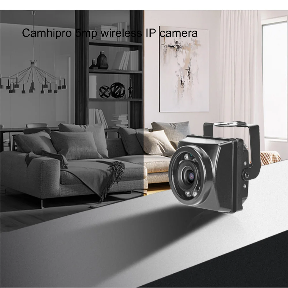 RTMP Camhipro Mini wireless wifi 940nm IR night 5MP IP WIFI Camera  outdoor RTMP H.264 H.265 128GB sd Webcam Security