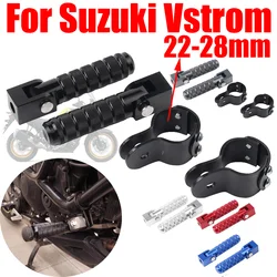 For Suzuki Vstrom DL650 DL250 250SX DL1000 V-strom 800DE DL 650 Accessories Highway Footrest Foot Pegs Pedals Footpegs Clamps