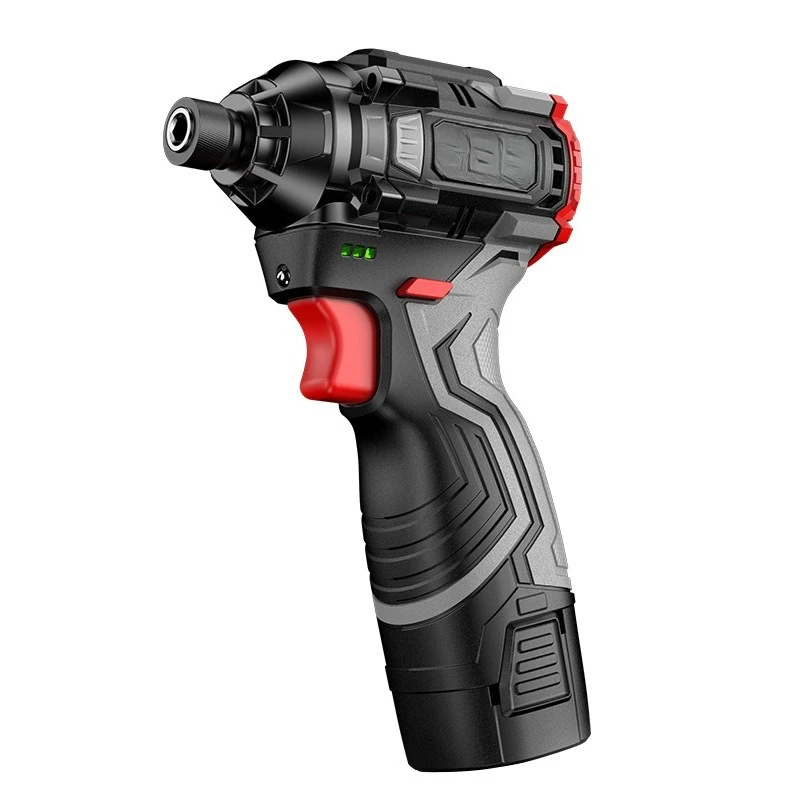 

Brushless Lithium Battery Impact Screwdriver Household Electric Screwdriver Electric Drill Rechargeable Type