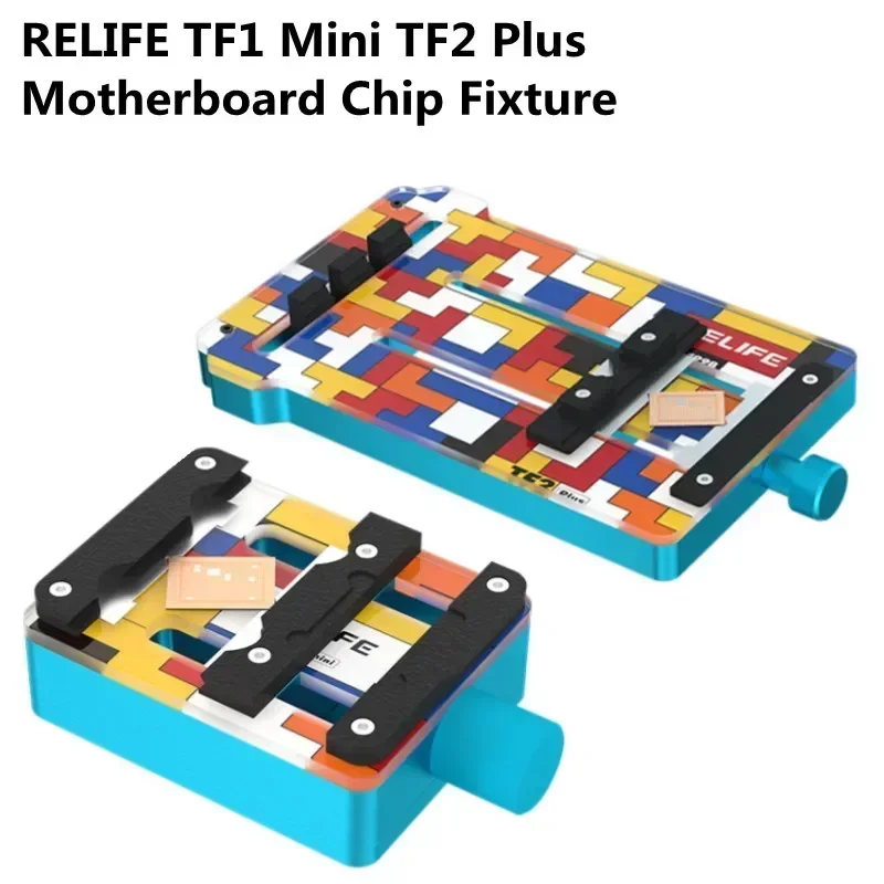 RELIFE TF1 Mini TF2 Plus Universal Chip Motherboard Repair Clamping Tool for IP Android Quickly Position IC CPU Degumming Jig