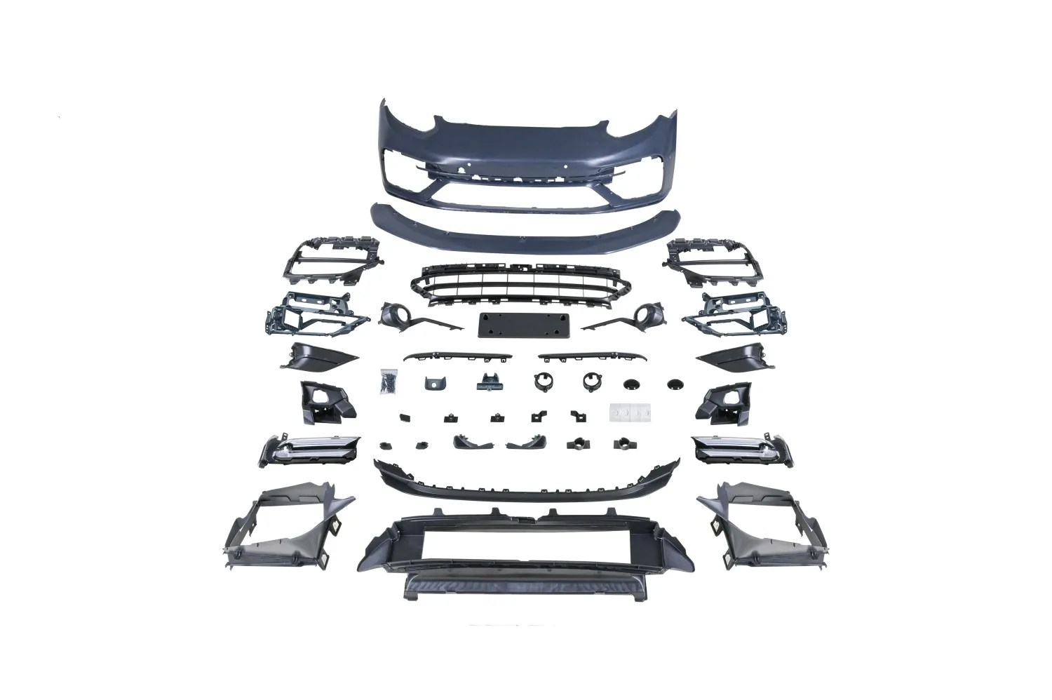 

Front bumper Surround Body kit For Porsche 970 modified 971 Turbo S Daytime running lights headlight
