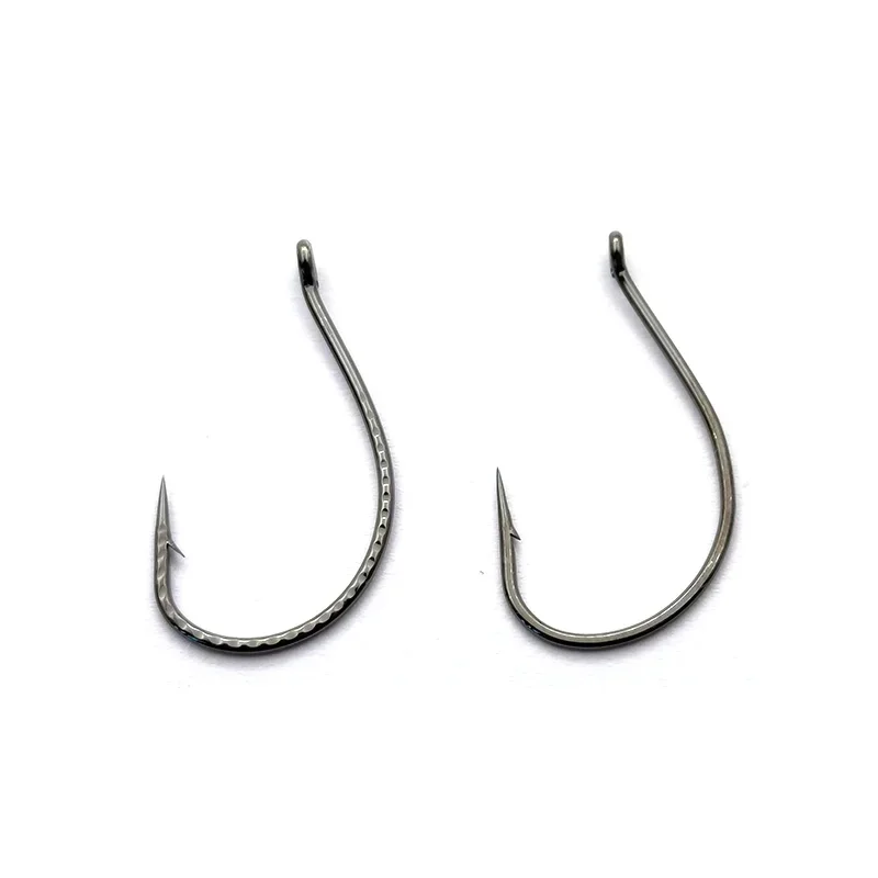 OUTKIT 10pcs/lot Drop Shot Hook Soft Lure Hook Stainless Steel Offset Wacky Hooks Crank Worm Bass Fishhook Fishing Accessories