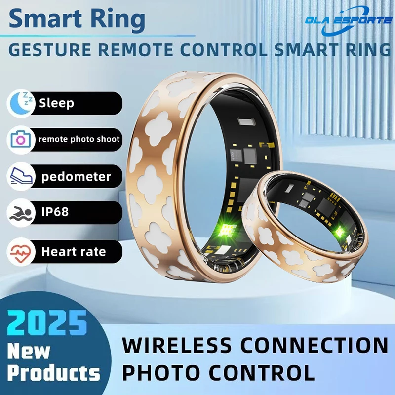 

Новинка для Xiaomi Ring 2025, женское умное кольцо для здоровья, мульти-спортивное кольцо для мониторинга сна, 10 АТМ, водонепроницаемое женское кольцо Smartring