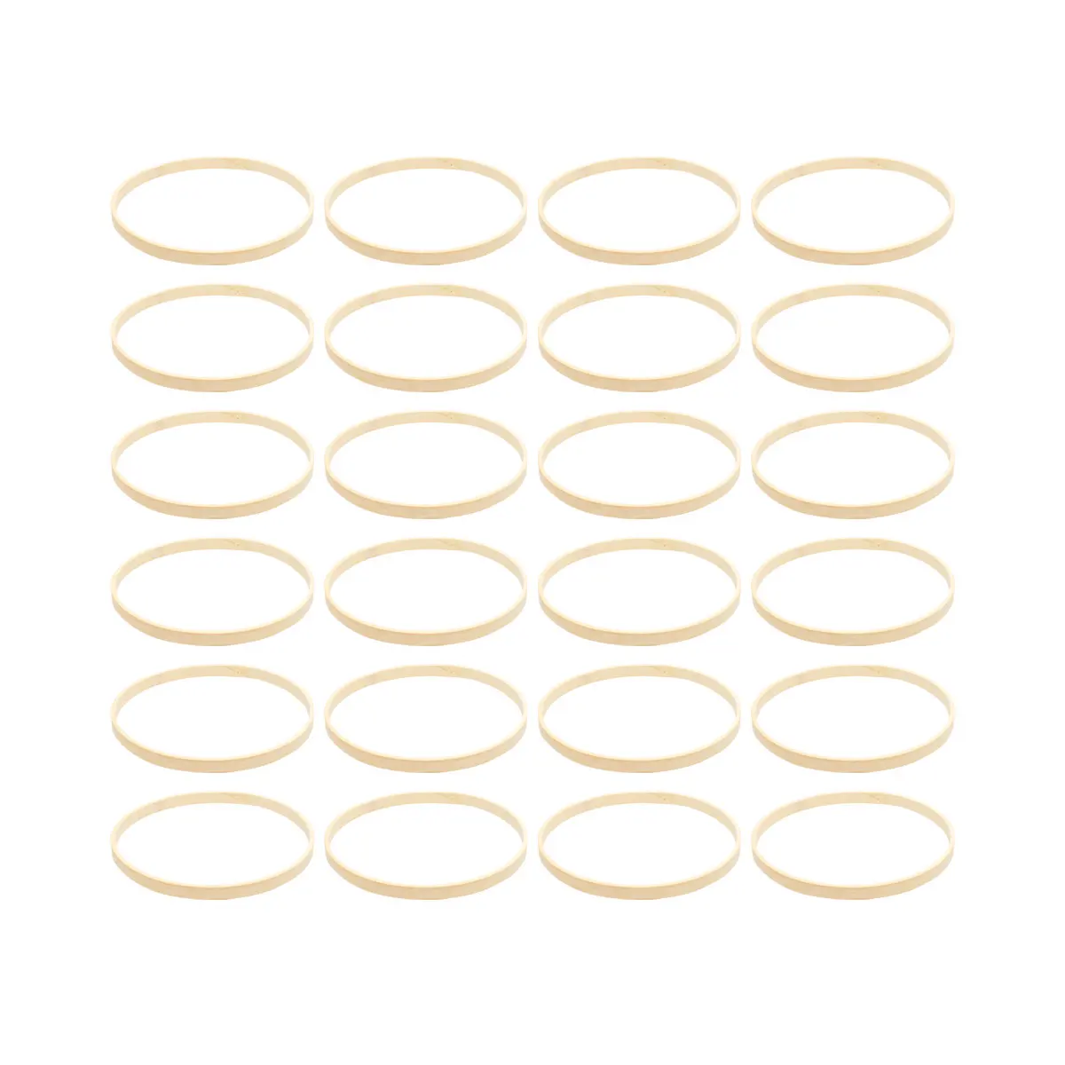 

Dream Catcher Bamboo Circle The Ring Dreamcatcher for DIY Crafts White Macrame Cord