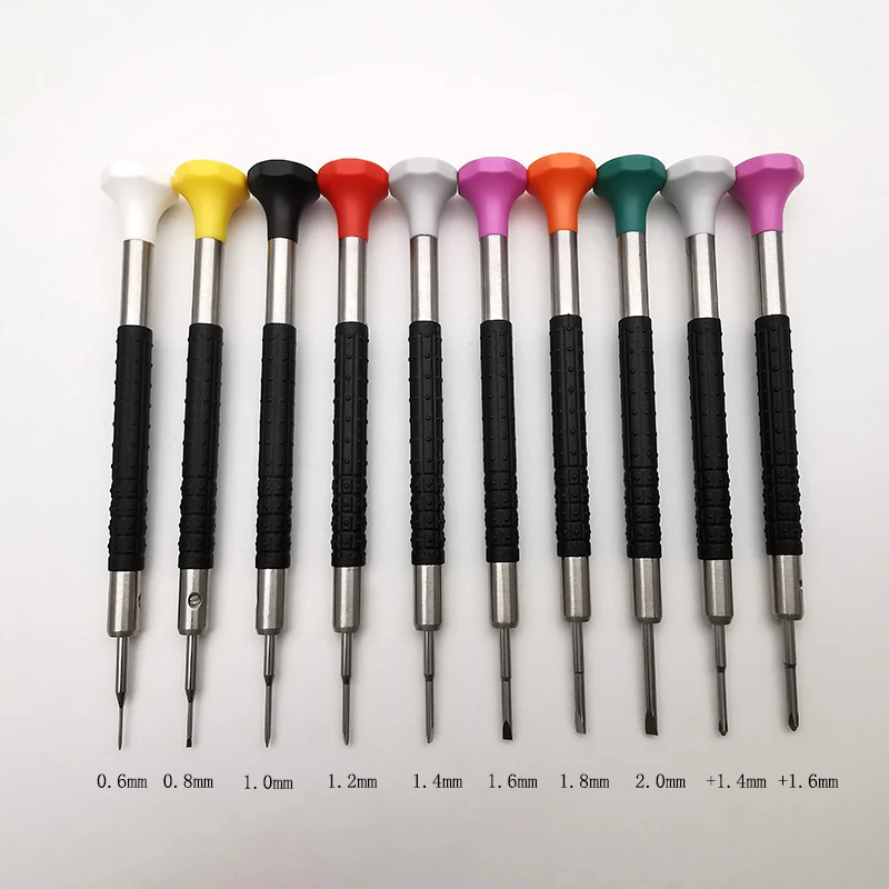 Stainless Steel Watchmaker Screwdriver Set 10PCS, Watch Repair Tools, With 20PCS Spare Blades