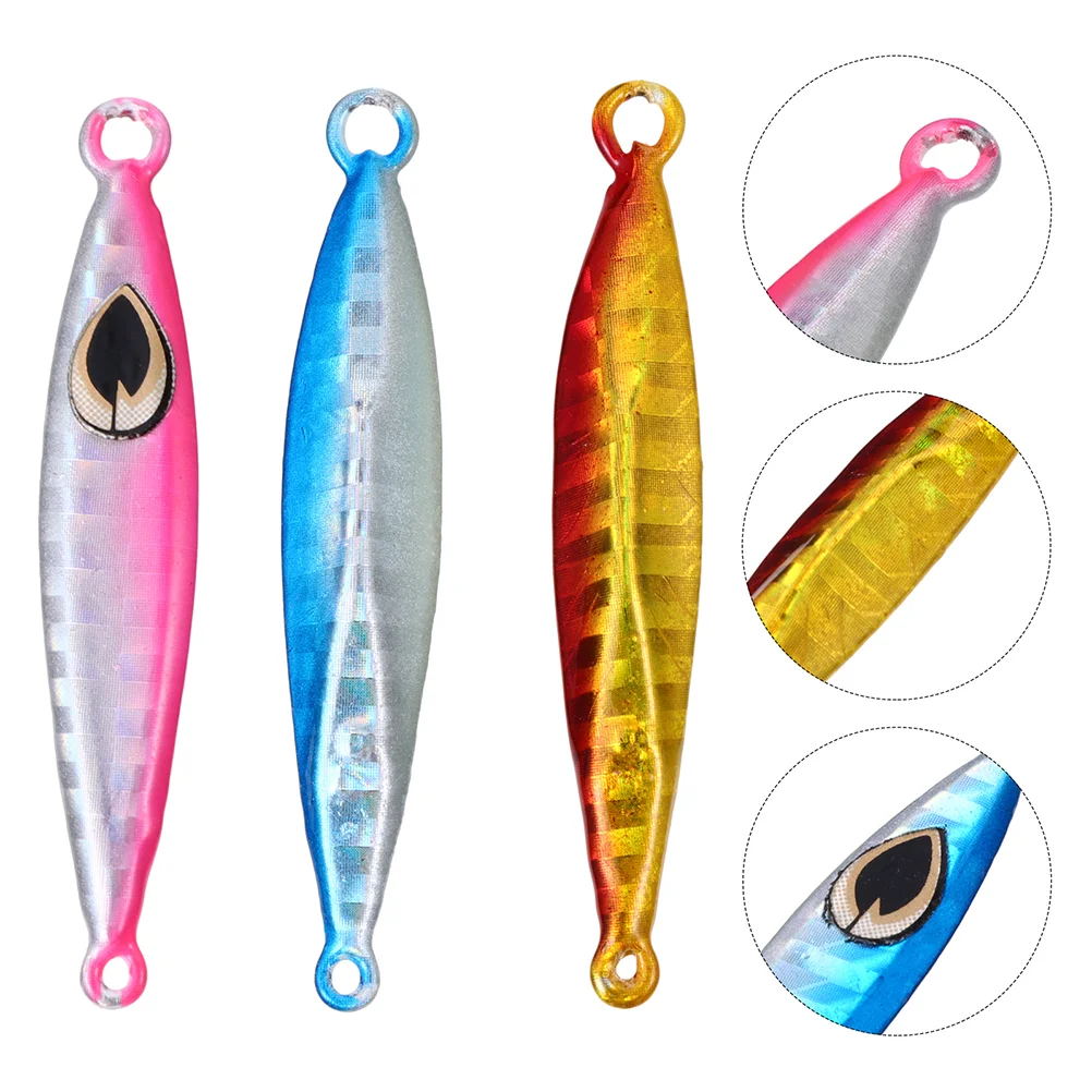 6 Pcs Metal Bait Fishing Tools Baits Shore Throw Helpful Artificial Iron Lures Sea