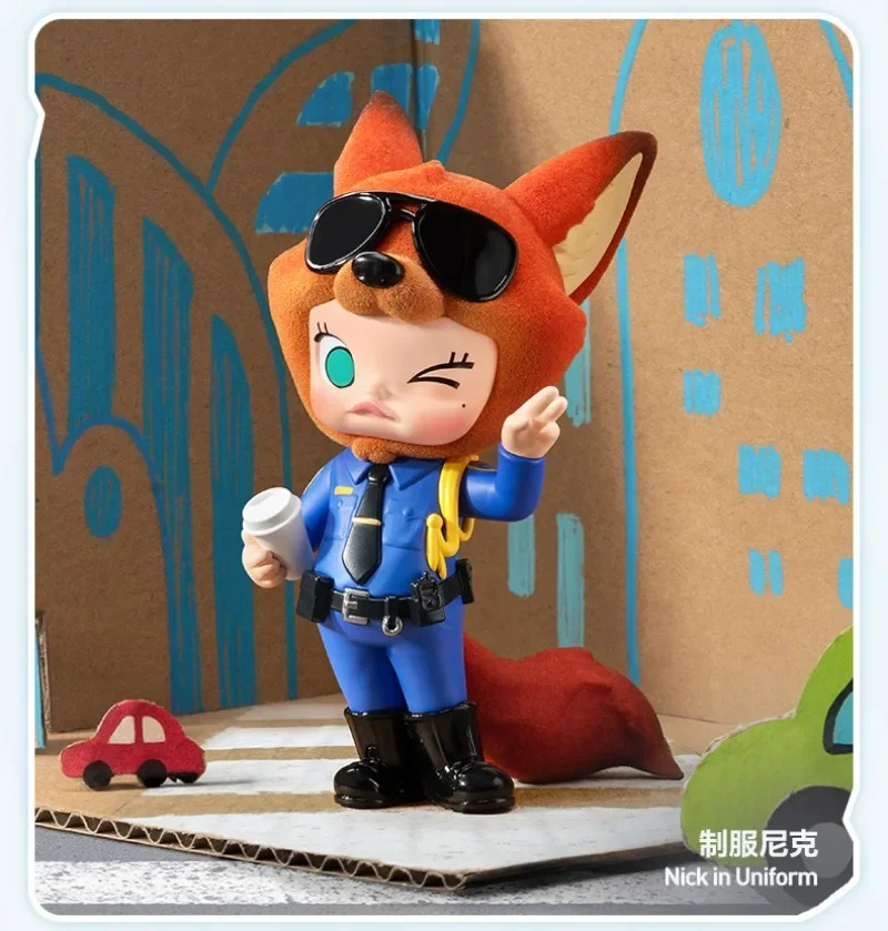 

POPMART 2025 Original Genuine Product MOLLY × Zootopia Collaboration Series Figurine Blind Box Surprise Decorative Birthday Gift